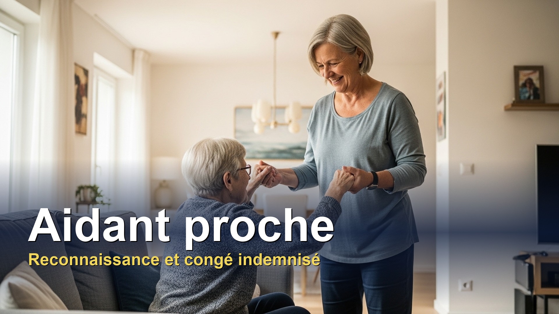 Aidant proche en Belgique aidant un proche âgé au quotidien