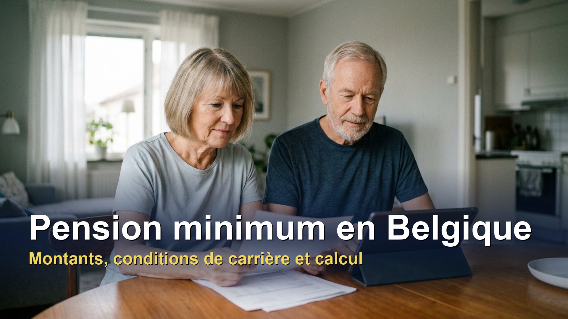 Pension minimum en Belgique : montants au taux ménage et au taux isolé et conditions de carrière