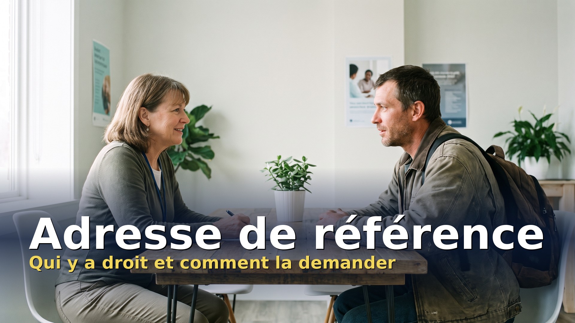 Adresse de référence en Belgique : une assistante sociale du CPAS reçoit un homme sans domicile fixe