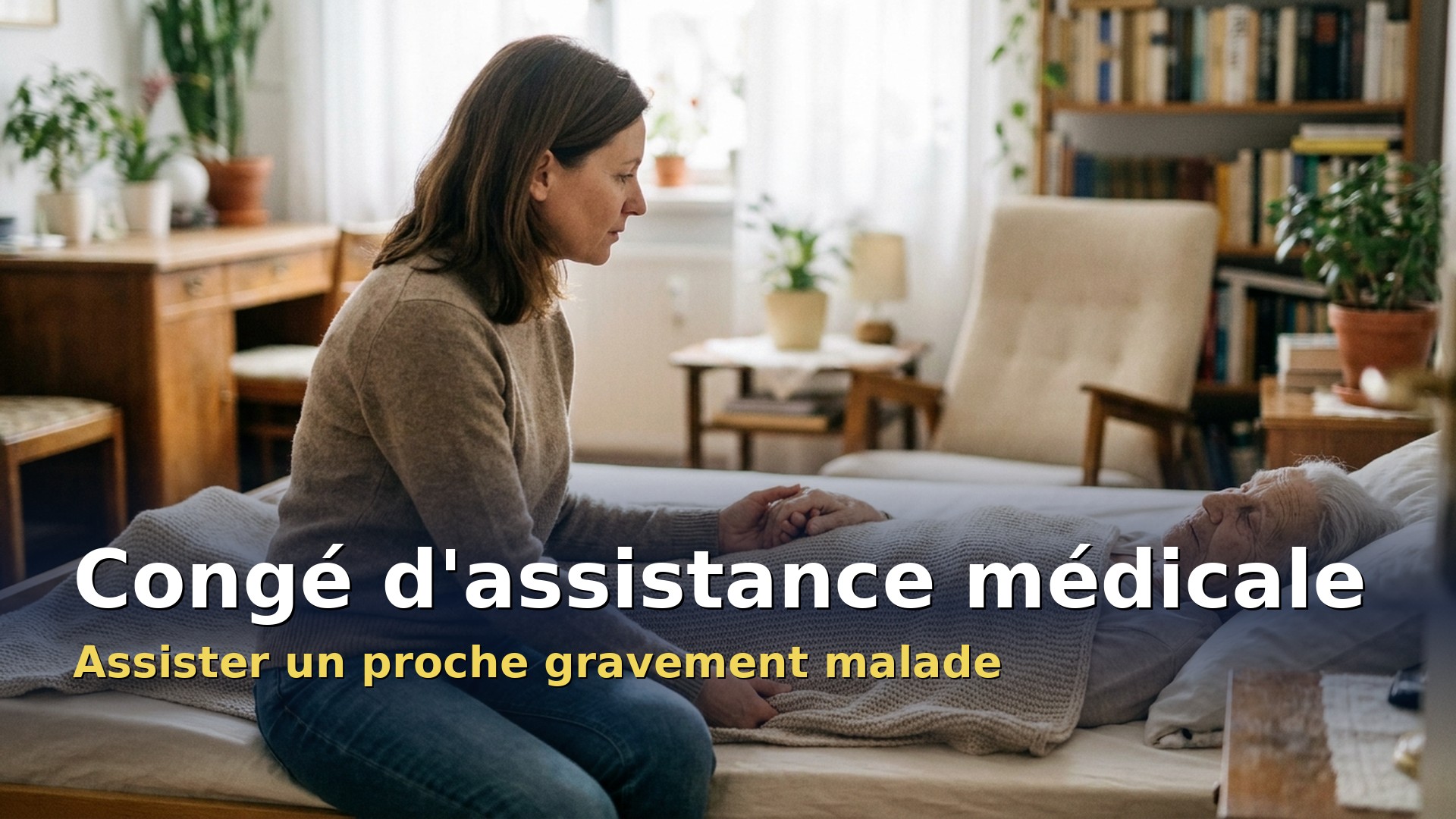 Congé d'assistance médicale en Belgique : une femme assiste sa mère gravement malade à domicile