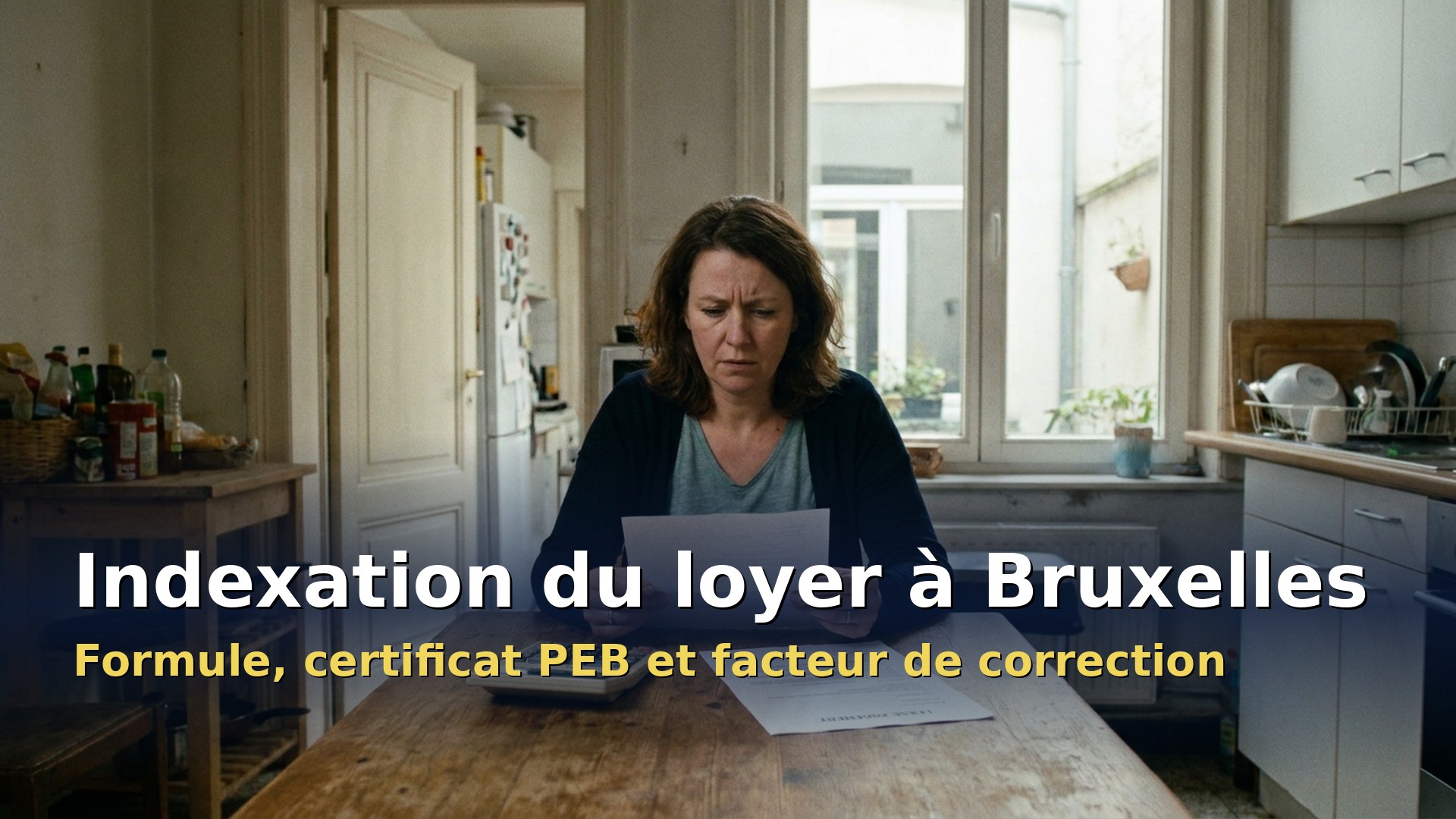 Indexation du loyer à Bruxelles : locataire vérifiant le calcul de son nouveau loyer