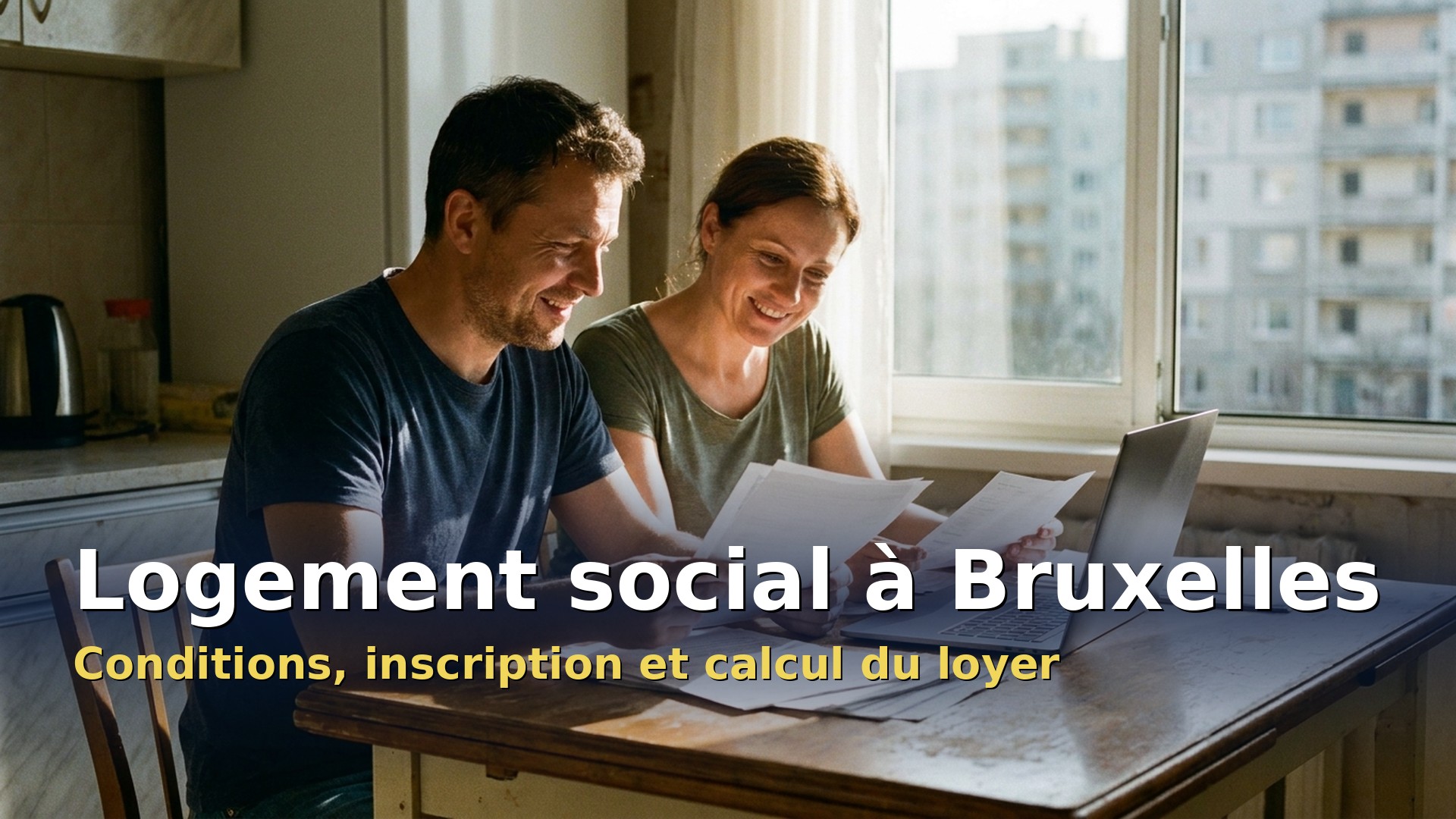 Logement social à Bruxelles : conditions d'admission, inscription auprès d'une SISP et calcul du loyer