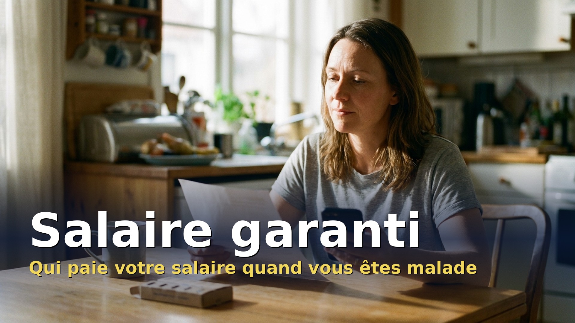 Salaire garanti en Belgique : une travailleuse en incapacité de travail prévient son employeur depuis chez elle