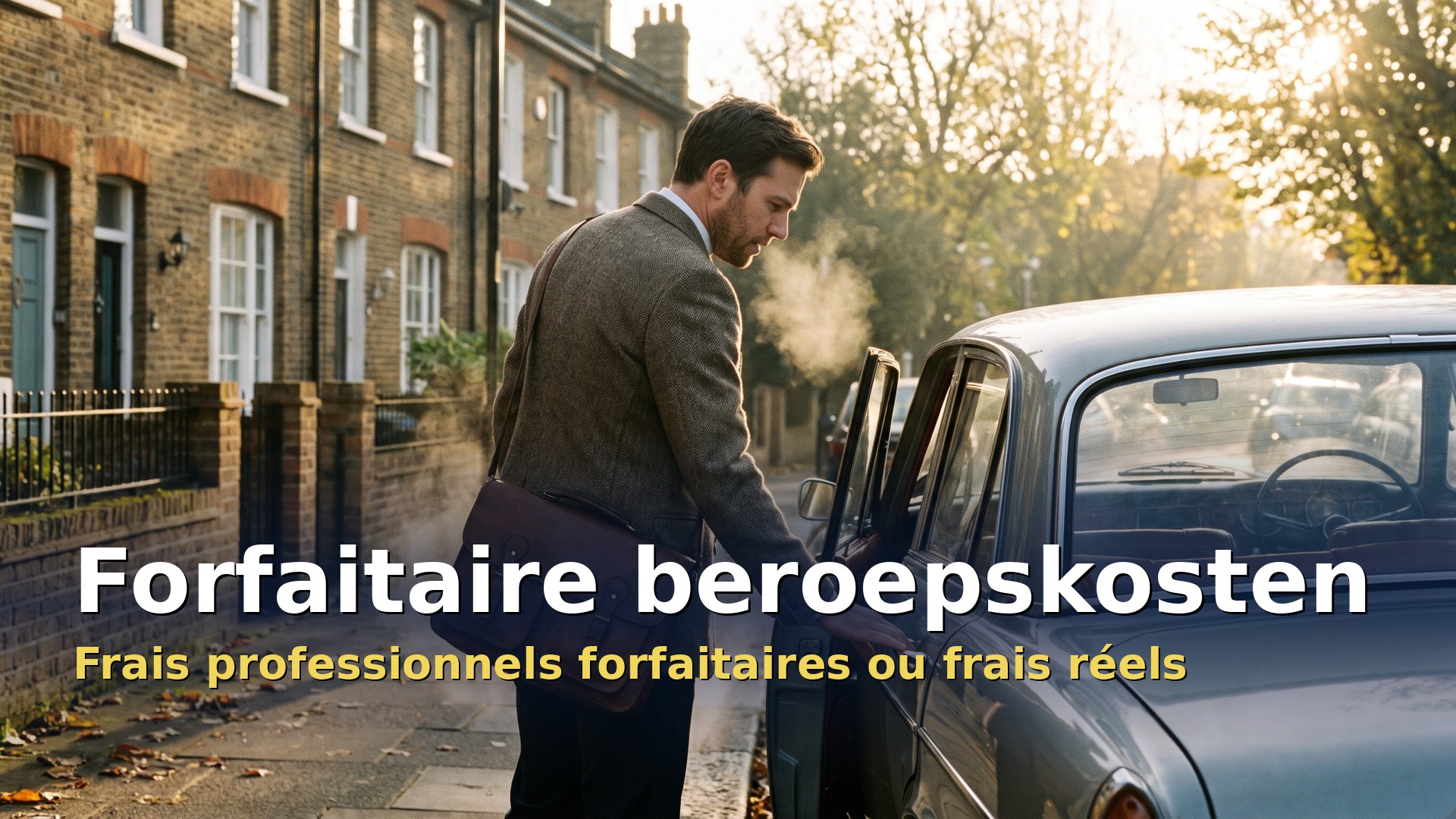 Forfaitaire beroepskosten : salarié qui part au travail en voiture, frais professionnels forfaitaires ou frais réels