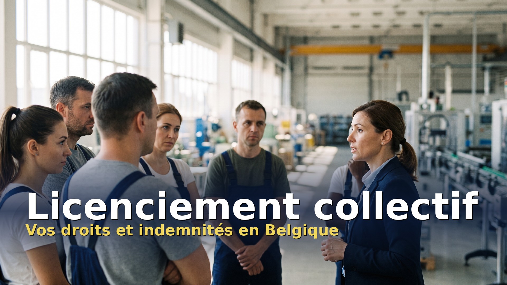 Licenciement collectif en Belgique : réunion d'information des travailleurs sur leurs droits et indemnités