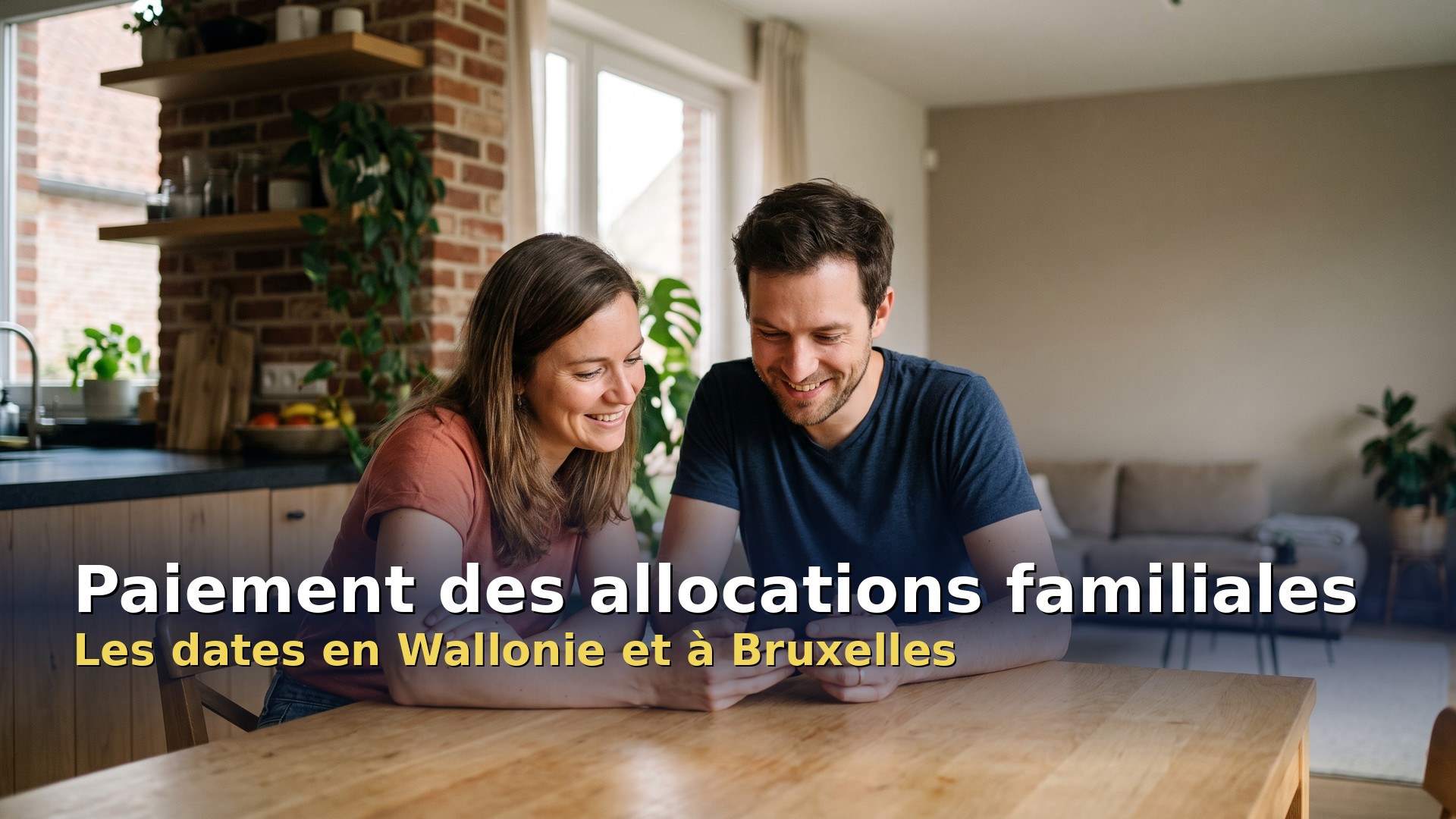 Paiement des allocations familiales : parents qui consultent la date de versement sur leur smartphone