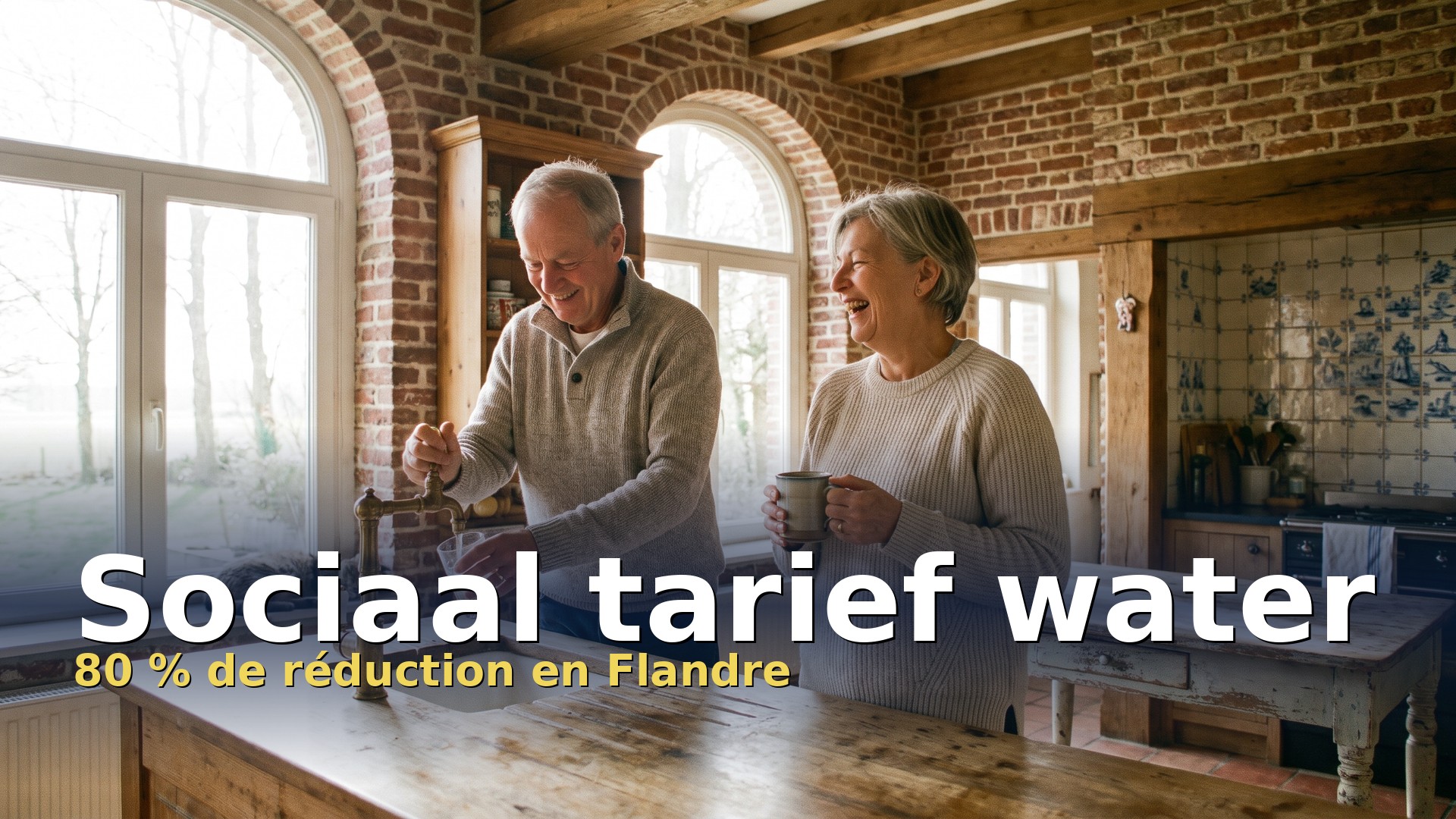 Sociaal tarief water en Flandre : réduction de 80 % sur la facture d'eau